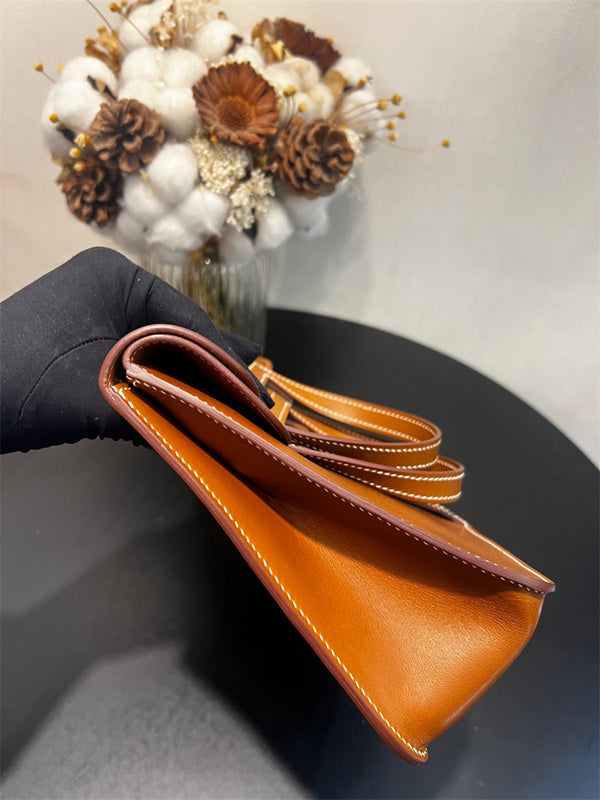 Sculpted bag shown from front angle
