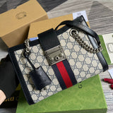 Handle and strap detail of sleek statement women's handbag – women's everyday handbag