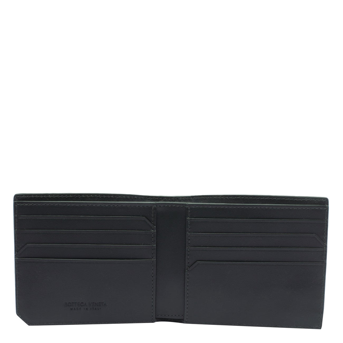 Bottega Veneta Wallets? Bottega Veneta Men Bi-Fold Small Intrecciato Wallet Premium Leather Designer Wallet