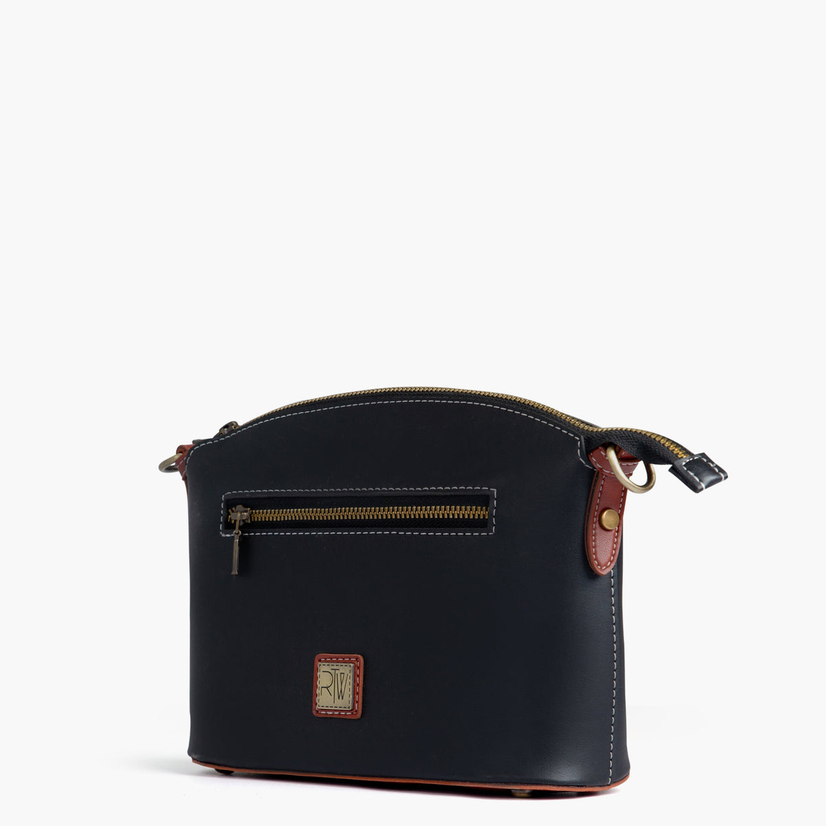 Ziva's Charm crossbody bag – side angle view (one versatile size)