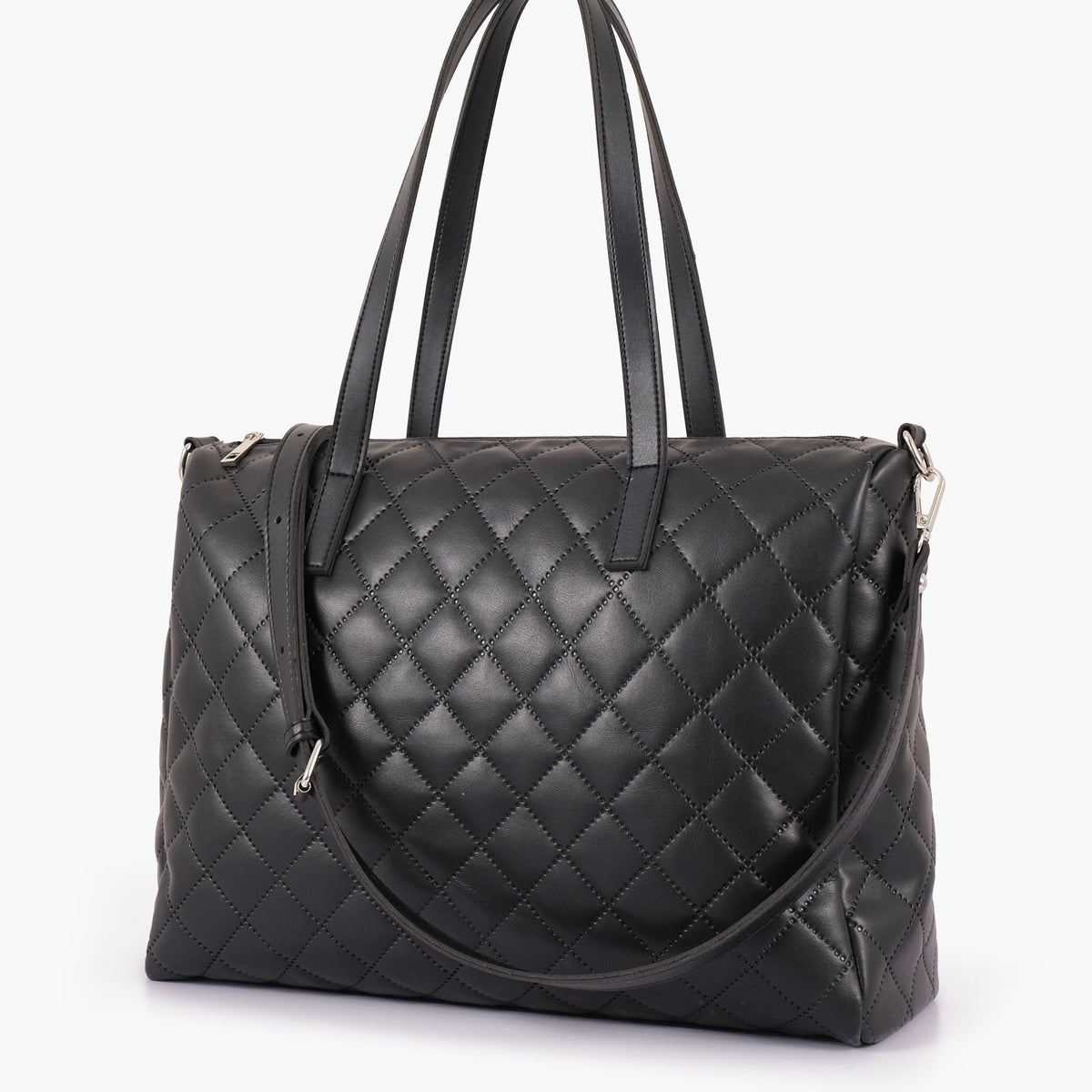 Ziva's Charm shoulder bag – side angle view (one versatile size)