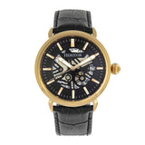 Close-up detail view of Heritor Automatic Mattias unisex watch