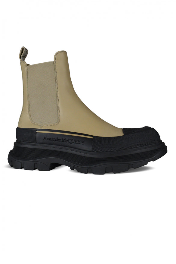 Alexander McQueen Shoes- Alexander Mcqueen Women Tread Slick Boots Comfortable Everyday Designer Shoes