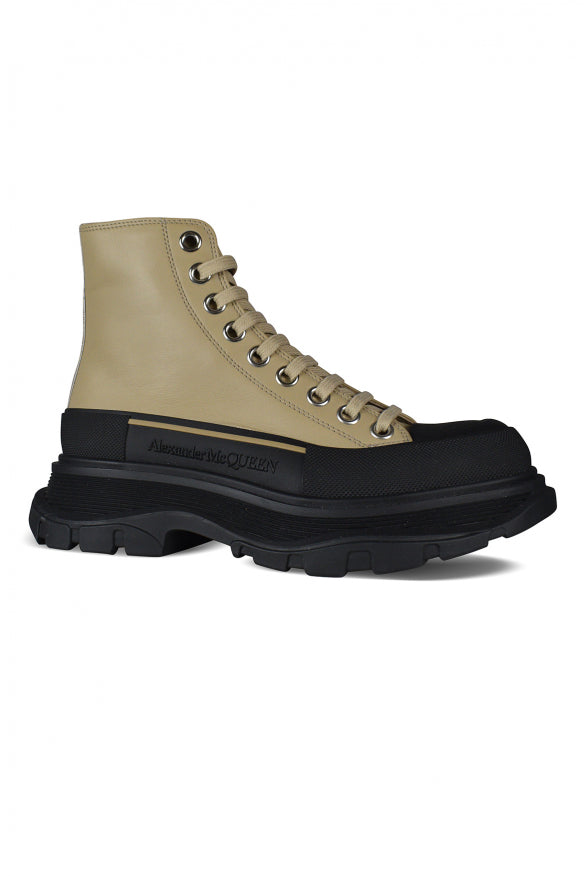 Alexander McQueen Shoes- Alexander Mcqueen Women Tread Slick High Boots Luxury Lifestyle Designer Footwear
