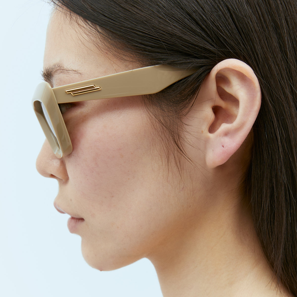 Bottega Veneta sunglasses side profile designer luxury fashion