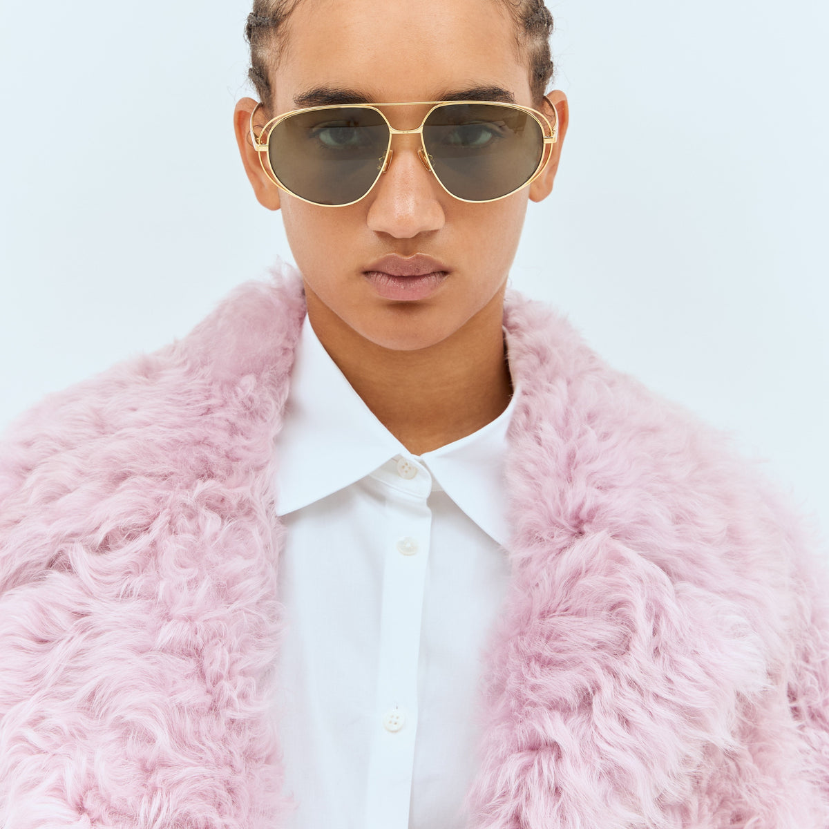Bottega Veneta sunglasses luxury designer piece front view