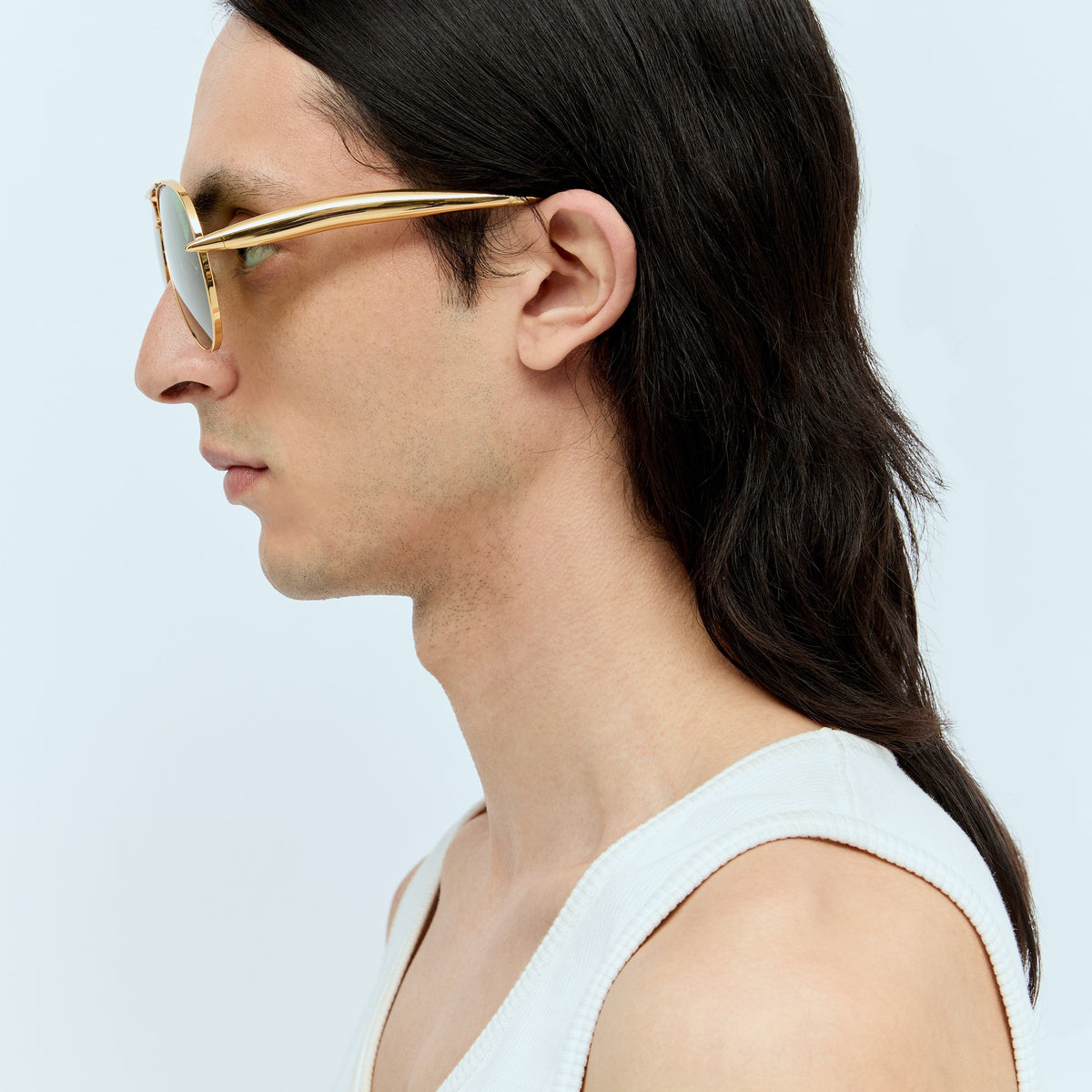 Bottega Veneta sunglasses side profile designer luxury fashion