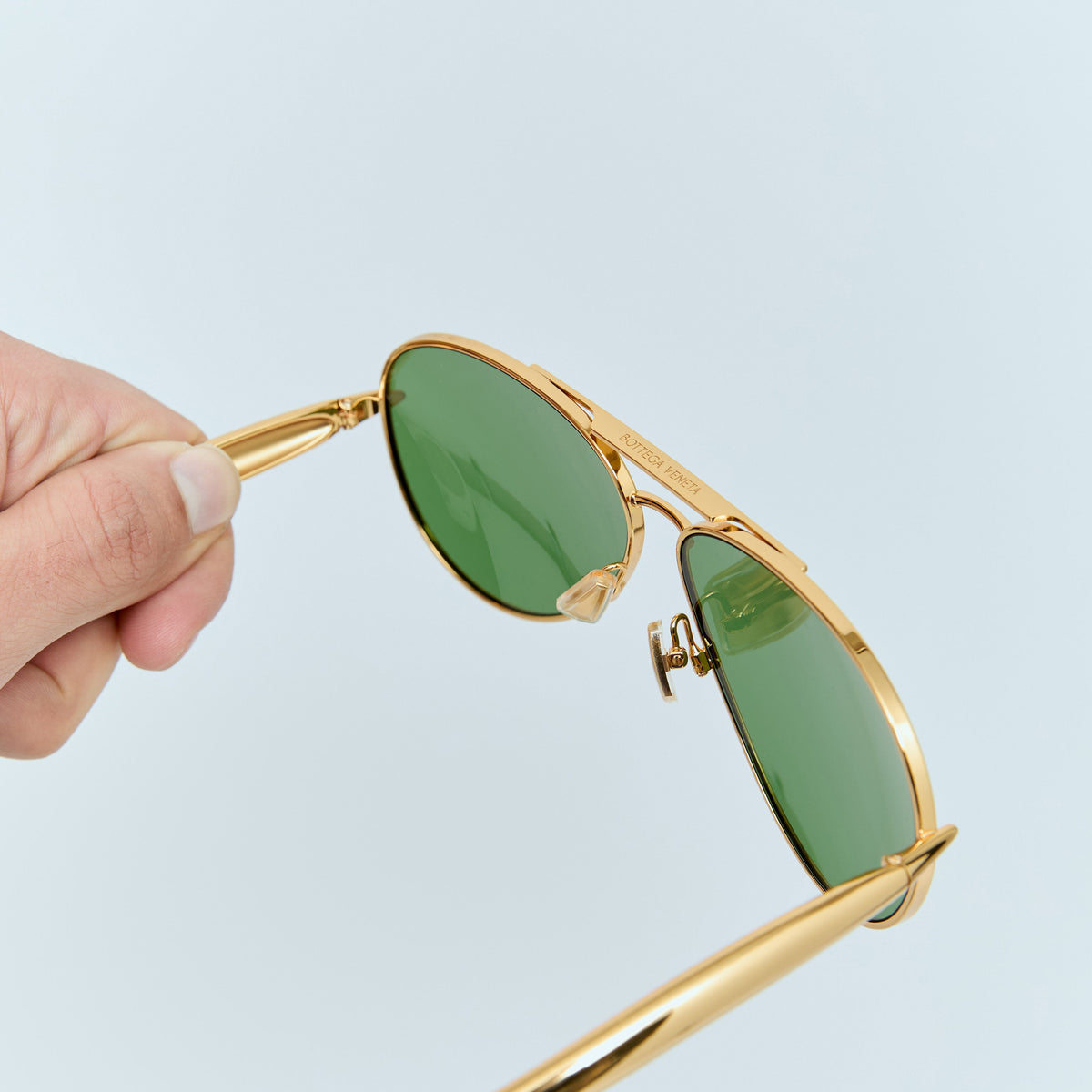 Bottega Veneta Sunglasses? Bottega Veneta Men Sardine Aviator Sunglasses Luxury Designer UV Sunglasses