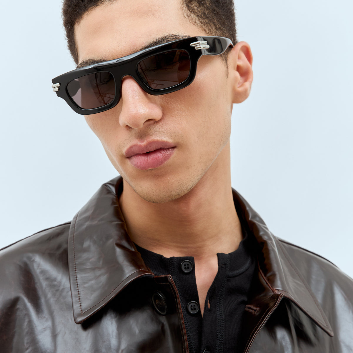 Bottega Veneta sunglasses luxury designer piece front view