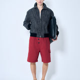 Bottega Veneta premium pants detail and craftsmanship close-up