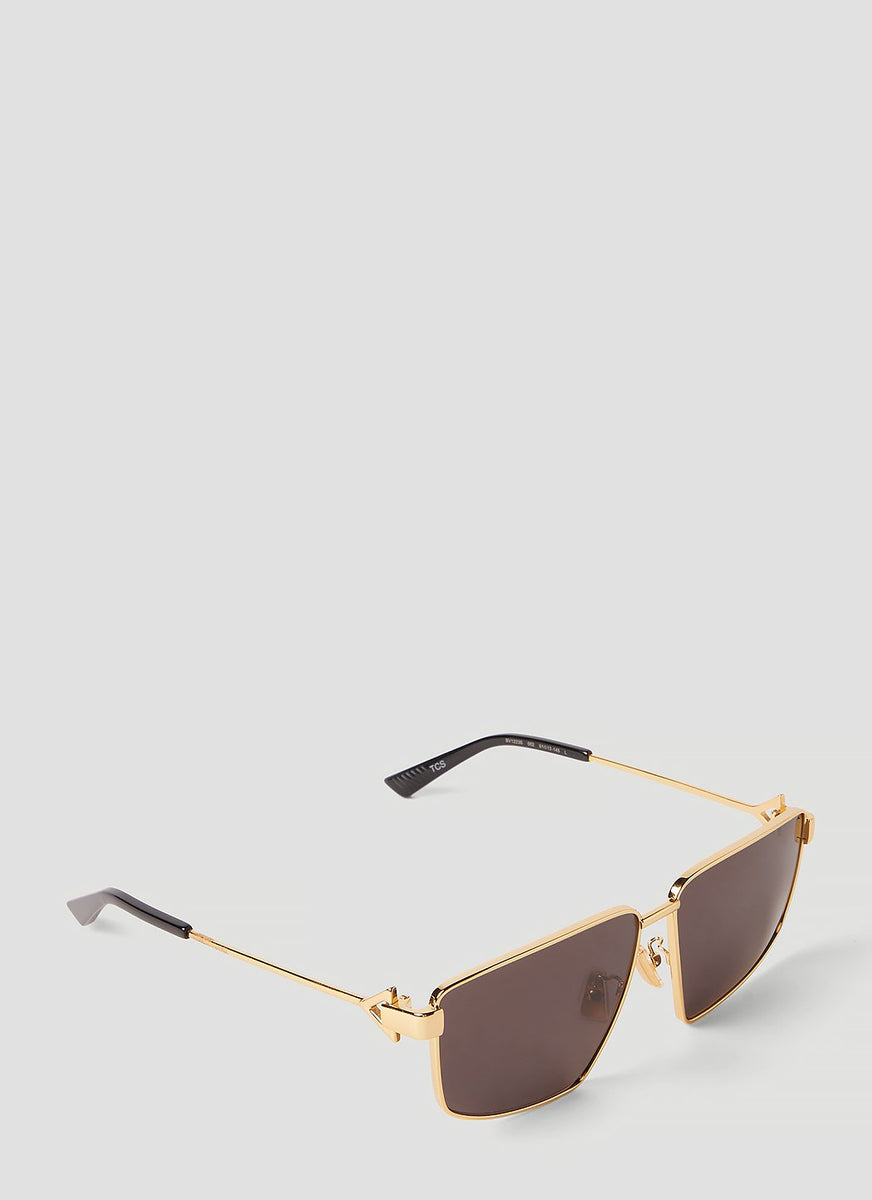 Bottega Veneta premium sunglasses detail and craftsmanship close-up