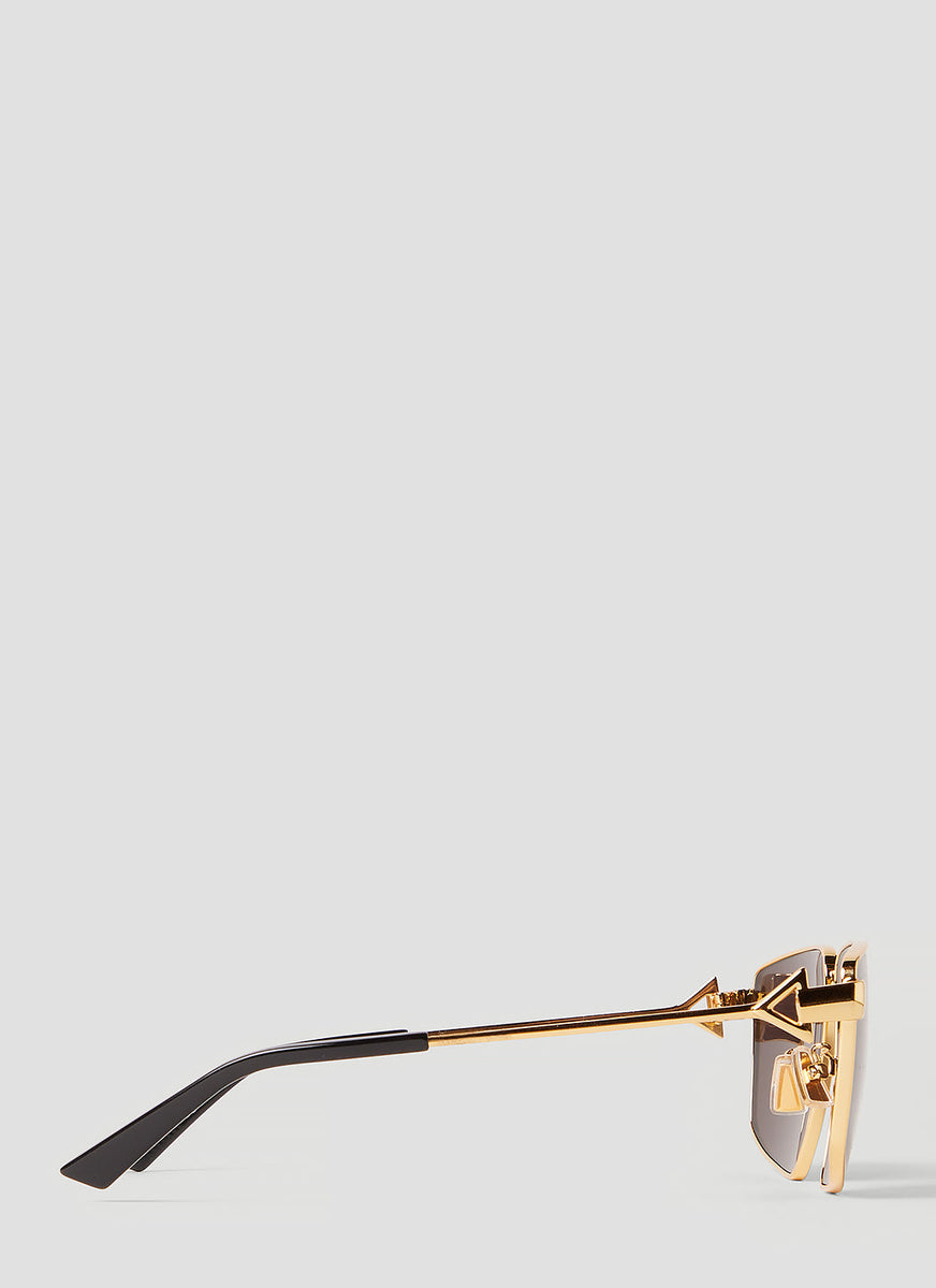 Bottega Veneta Sunglasses? Bottega Veneta Women Bv1223s Avaitor Sunglasses Luxury Designer UV Sunglasses