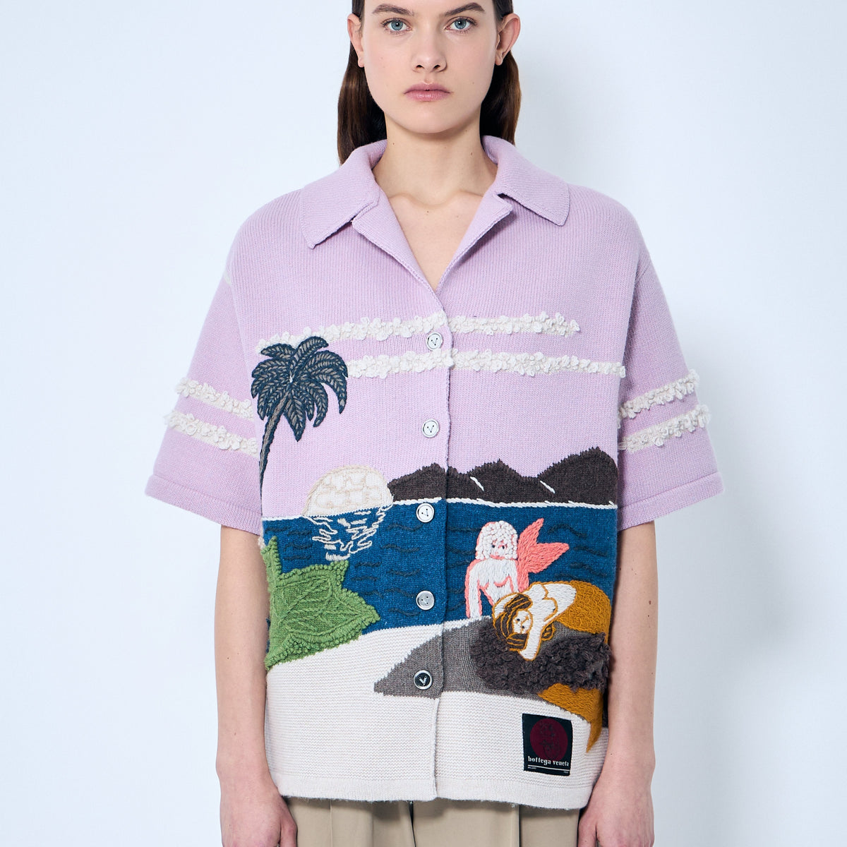 Bottega Veneta tee shirts luxury designer piece front view