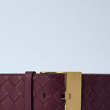 Bottega Veneta premium belts detail and craftsmanship close-up