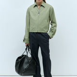 Bottega Veneta premium weekend/travel bags detail and craftsmanship close-up