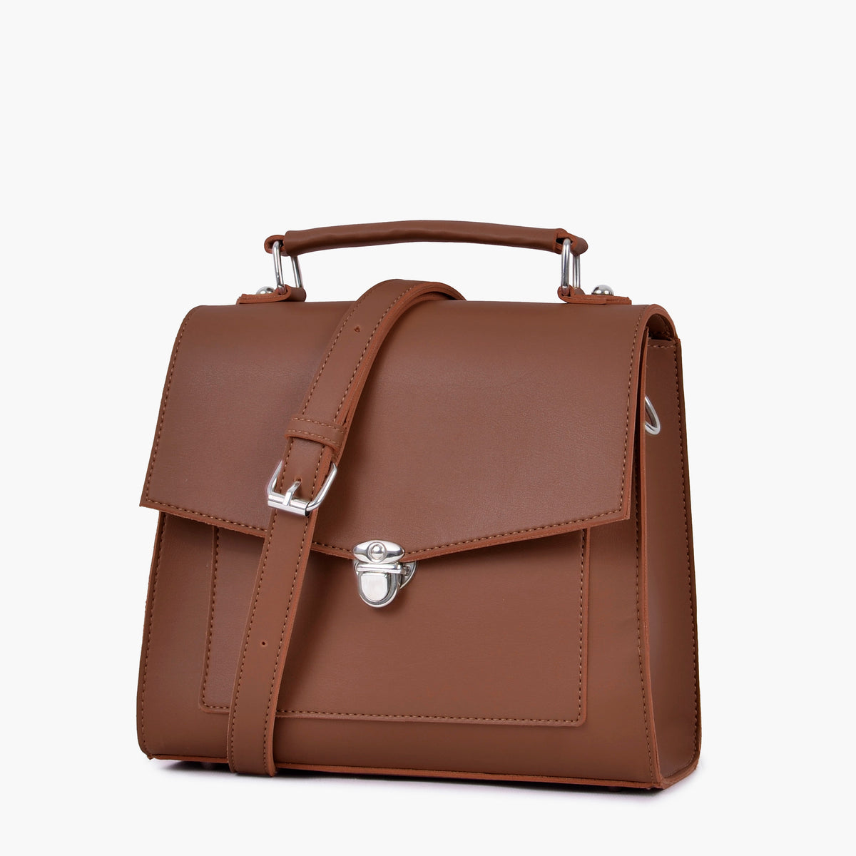 Ziva's Charm crossbody bag – front view (one versatile size)
