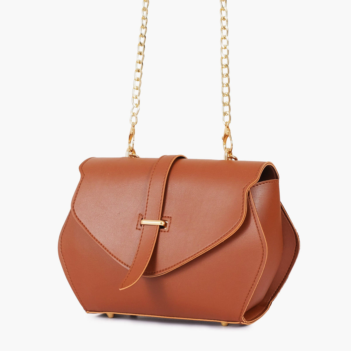 Ziva's Charm shoulder bag – side angle view (one versatile size)