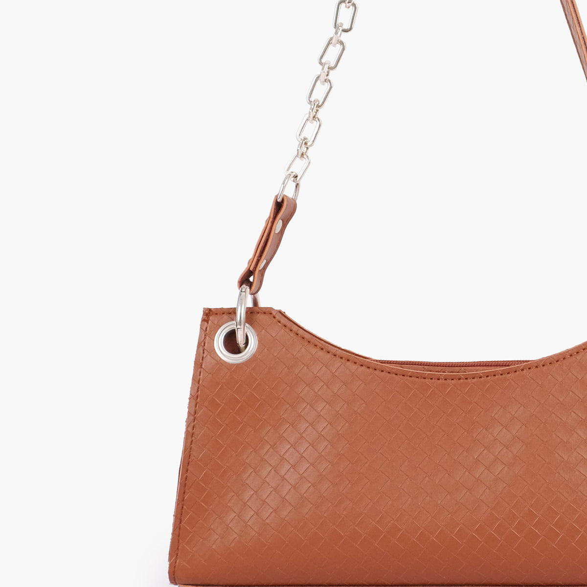 Ziva's Charm shoulder bag – close-up view (one versatile size)