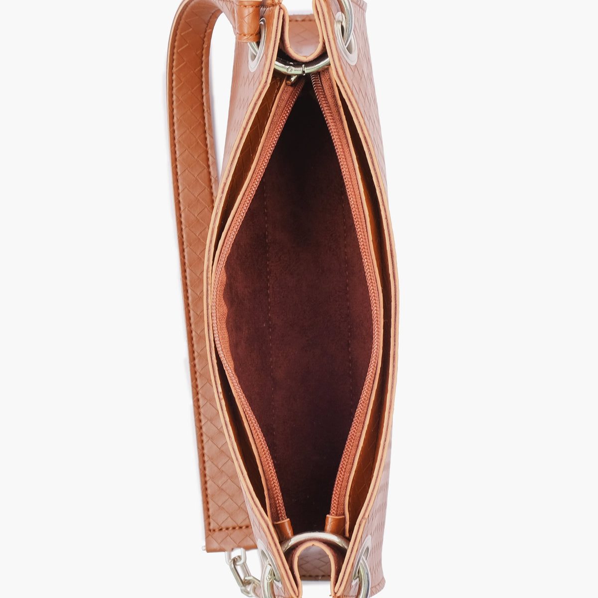 Ziva's Charm shoulder bag – interior view (one versatile size)