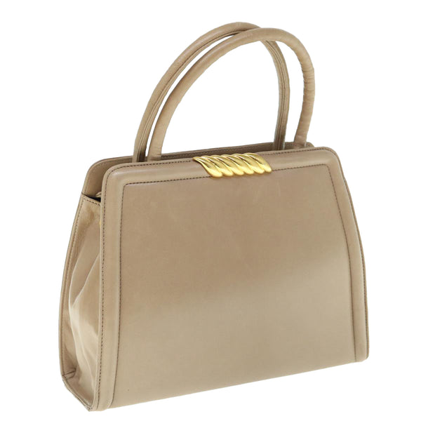 Balenciaga Hand Bag Leather Beige | Designer Luxury Handbag