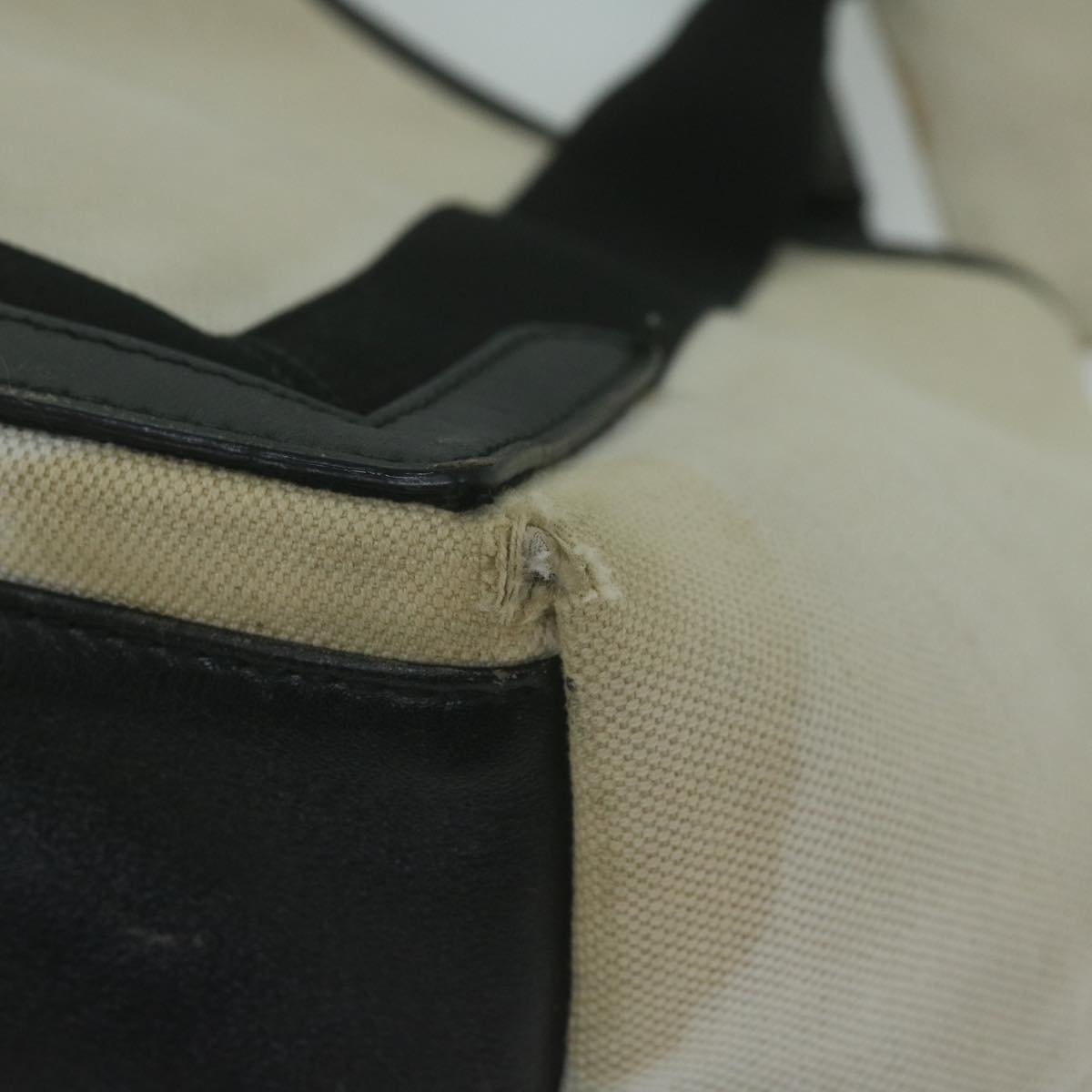 Balenciaga Tote Bag Canvas White Black 339933 — Premium Leather Tote