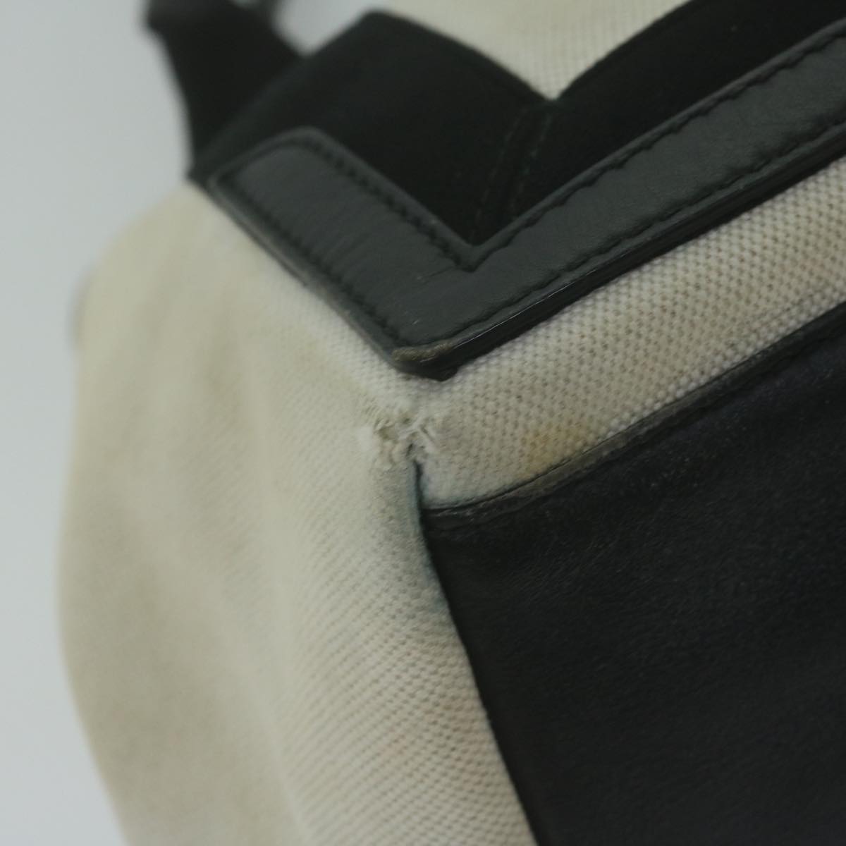 Balenciaga Tote Bag Canvas White Black 339933 — Premium Leather Tote