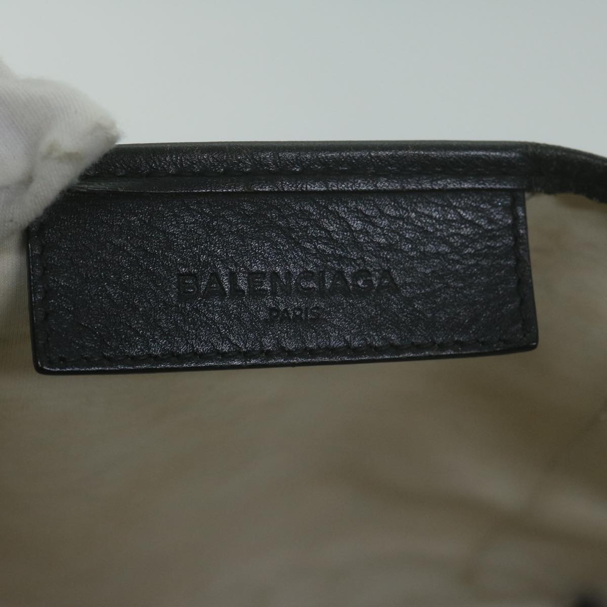 Balenciaga Tote Bag Canvas White Black 339933 — Premium Leather Tote