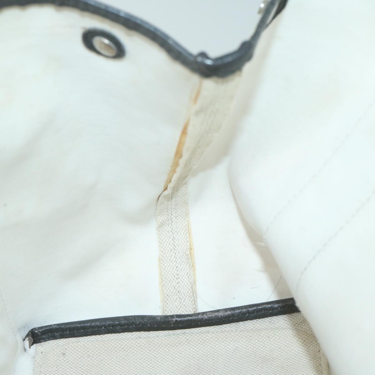Balenciaga Tote Bag Canvas White Black 339933 — Premium Leather Tote