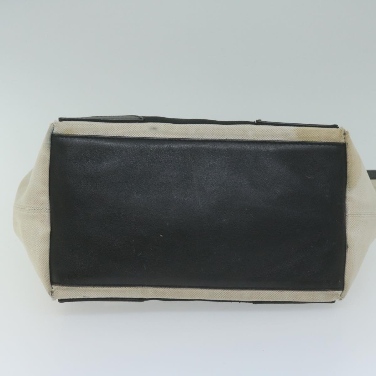 Balenciaga Tote Bag Canvas White Black 339933 — Premium Leather Tote