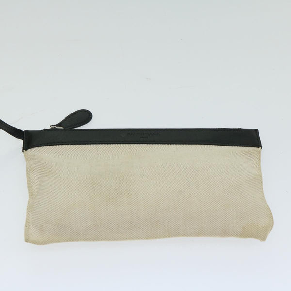 Balenciaga Hand Bag Canvas White Black | Designer Luxury Handbag