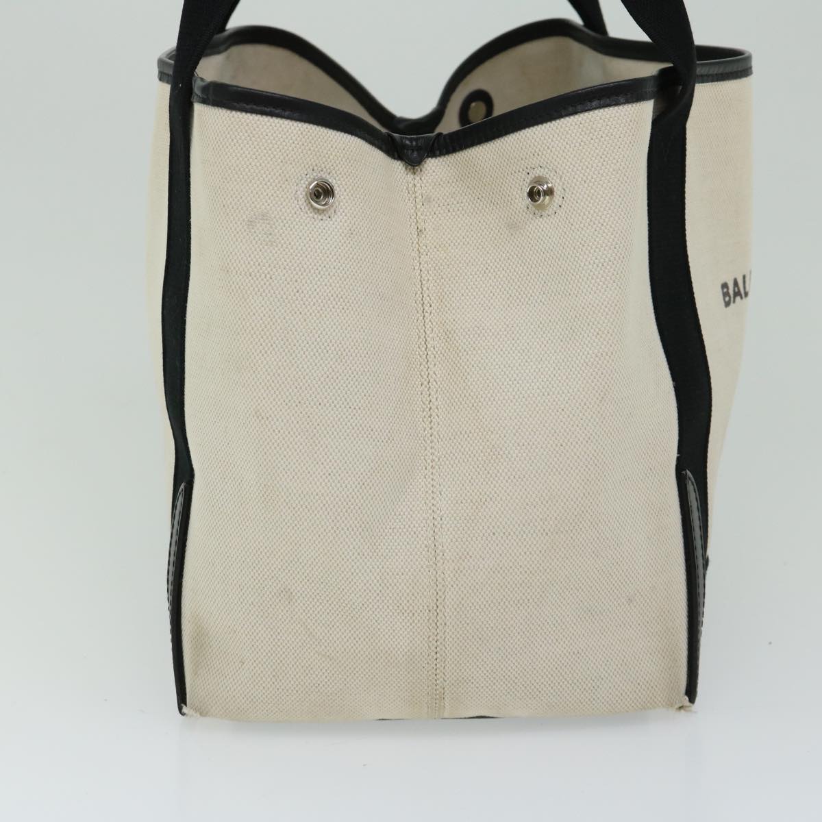 Balenciaga Hand Bag Canvas White Black | Designer Luxury Handbag