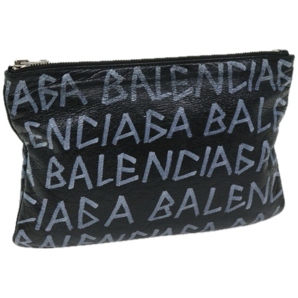 Balenciaga Clutch Bag Leather Black 535532 — Designer Clutch Bag