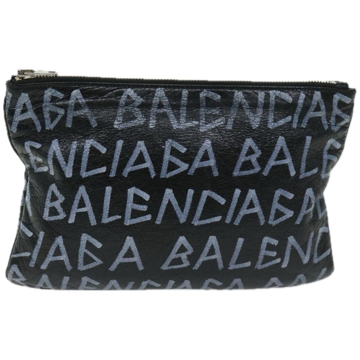 Balenciaga Clutch Bag Leather Black 535532 — Designer Clutch Bag