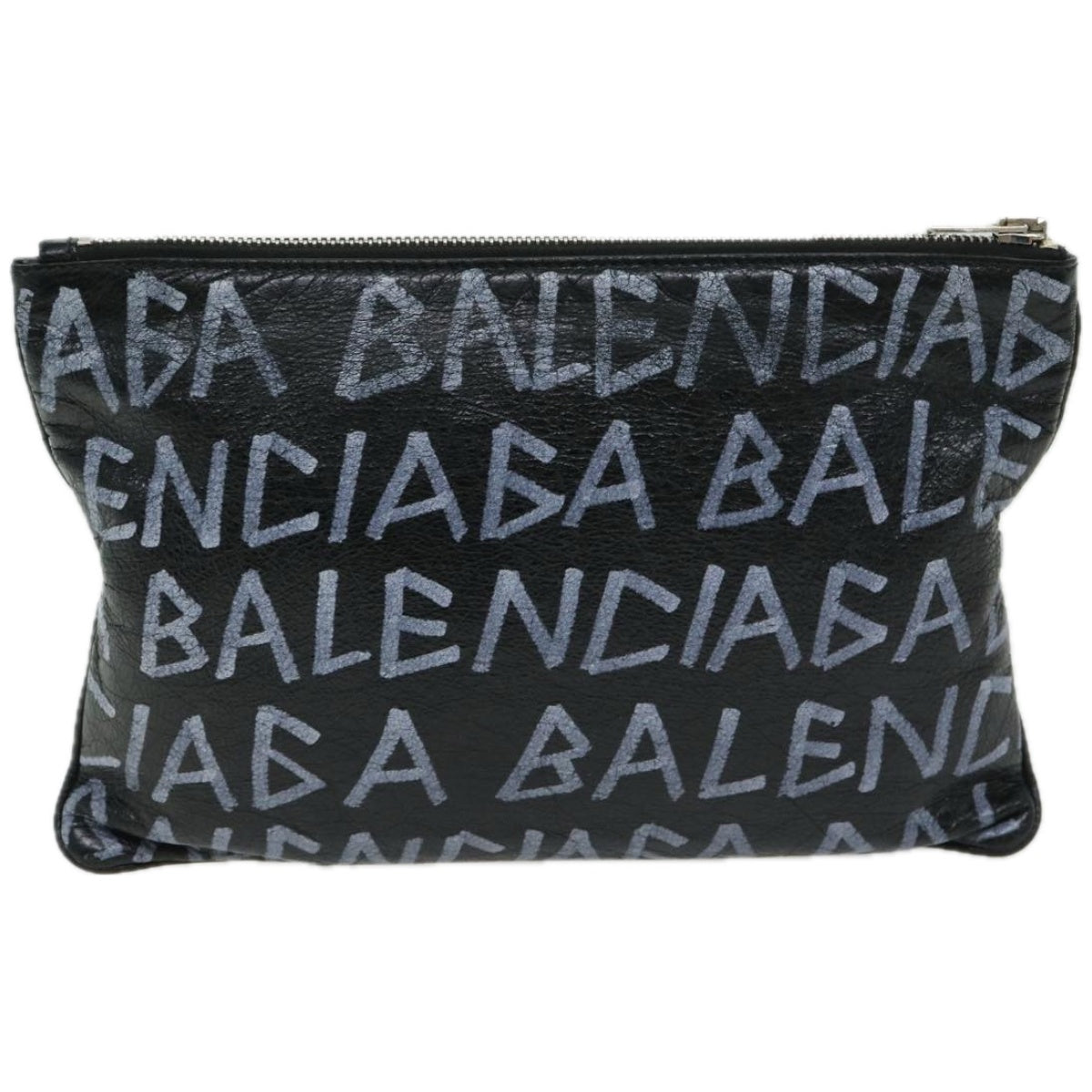 Balenciaga Clutch Bag Leather Black 535532 — Designer Clutch Bag