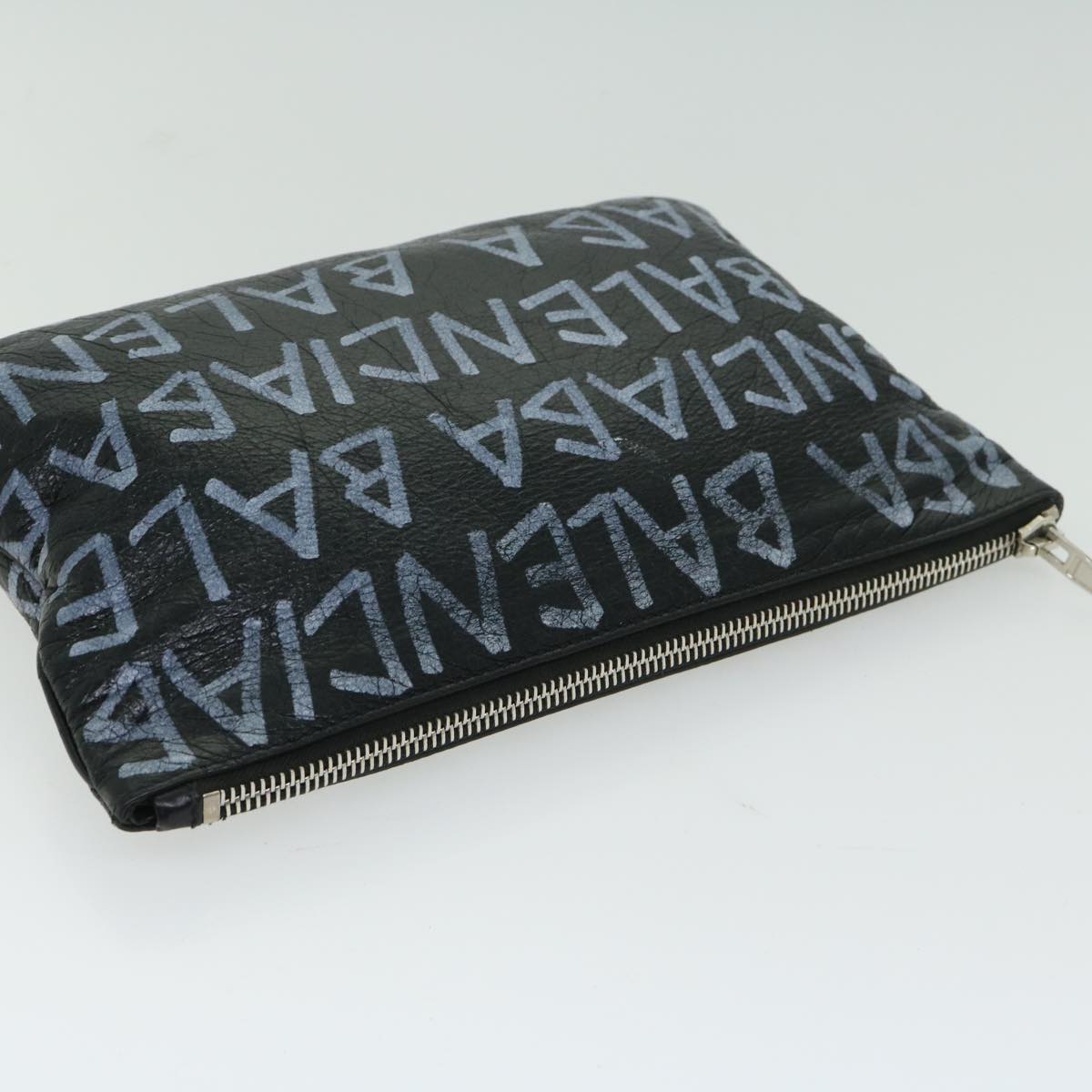 Balenciaga Clutch Bag Leather Black 535532 — Designer Clutch Bag