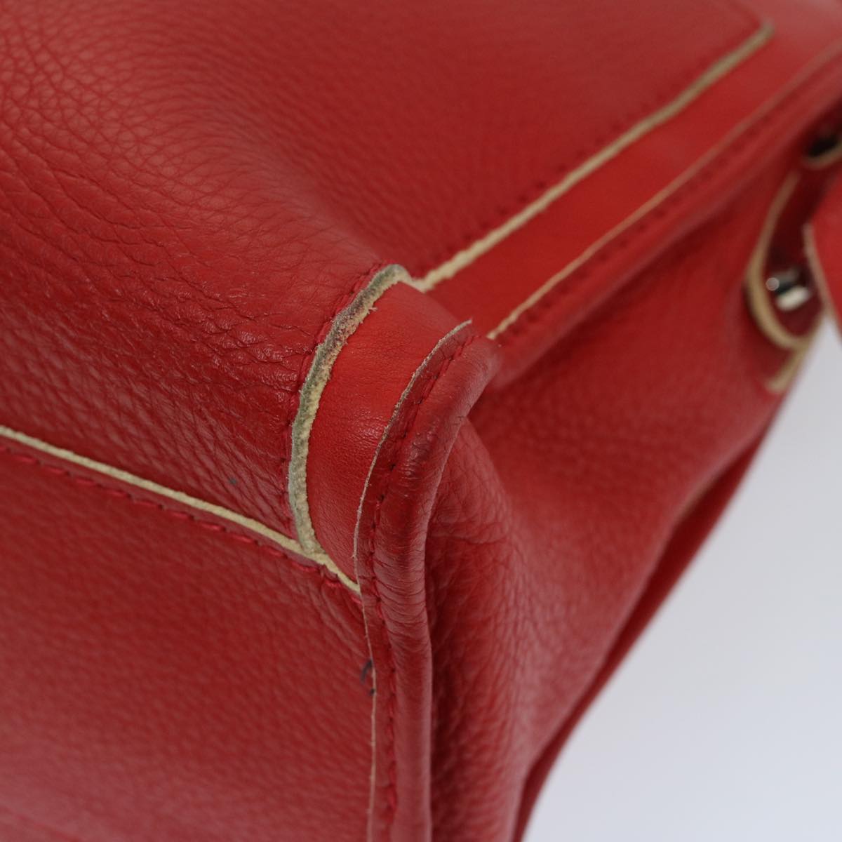 Balenciaga City Hand Bag Leather 2way Red 115748 | Designer Luxury Handbag
