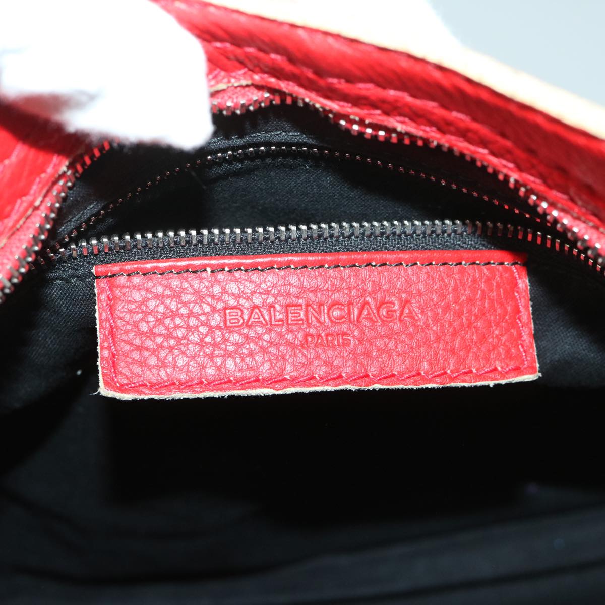 Balenciaga City Hand Bag Leather 2way Red 115748 | Designer Luxury Handbag