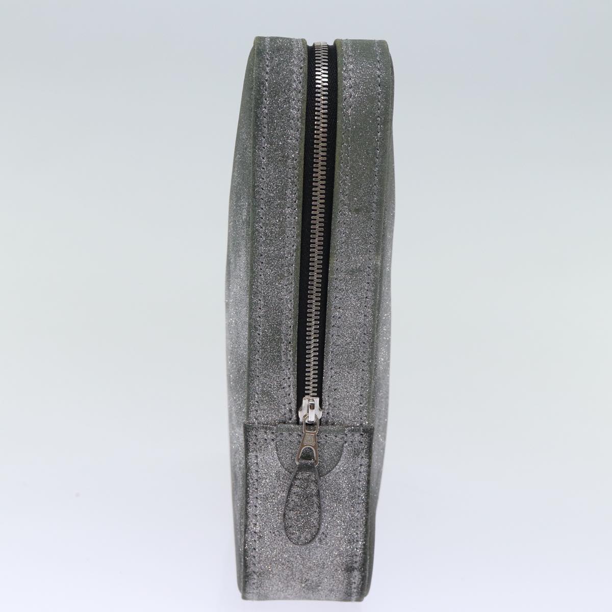 Balenciaga Triangle Duffle Clutch Bag Leather Gray 476976 — Designer Clutch Bag