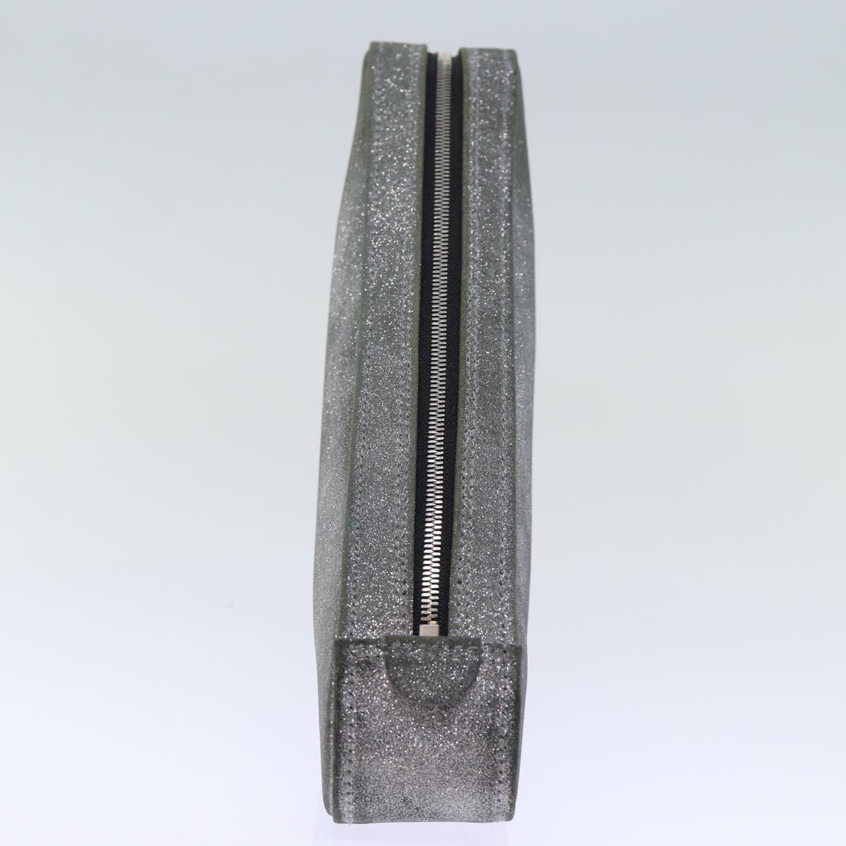 Balenciaga Triangle Duffle Clutch Bag Leather Gray 476976 — Designer Clutch Bag