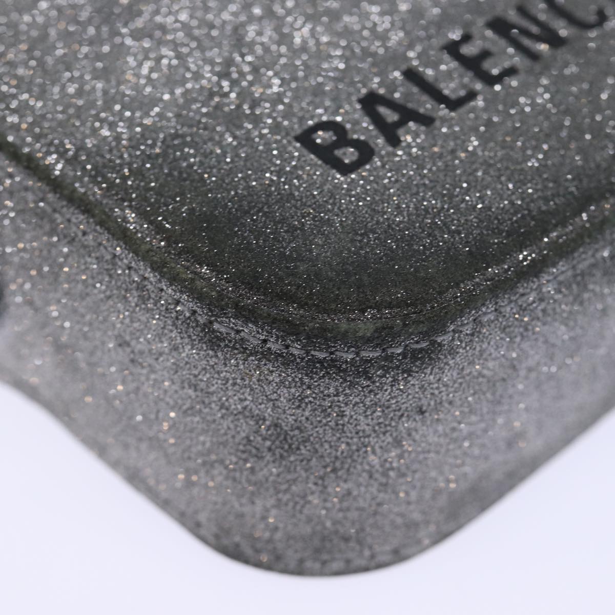 Balenciaga Triangle Duffle Clutch Bag Leather Gray 476976 — Designer Clutch Bag