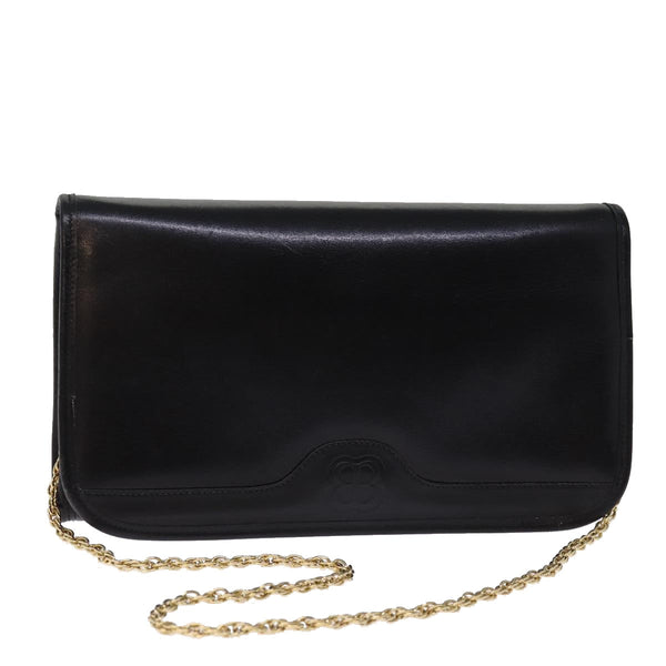 Balenciaga Chain Shoulder Bag Leather Black — Designer Shoulder Bag