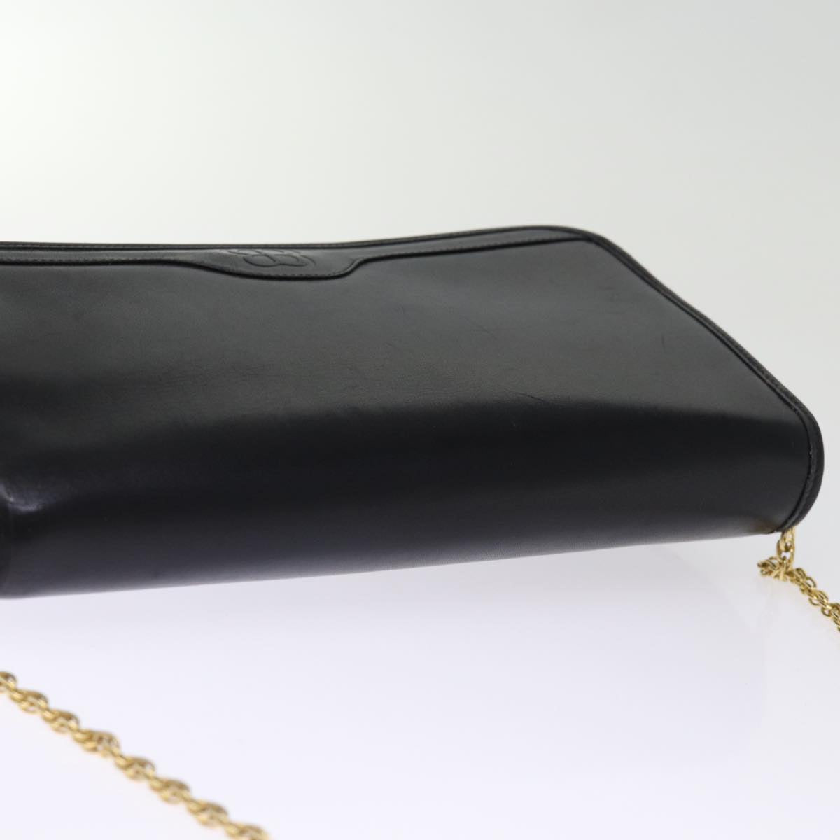 Balenciaga Chain Shoulder Bag Leather Black — Designer Shoulder Bag