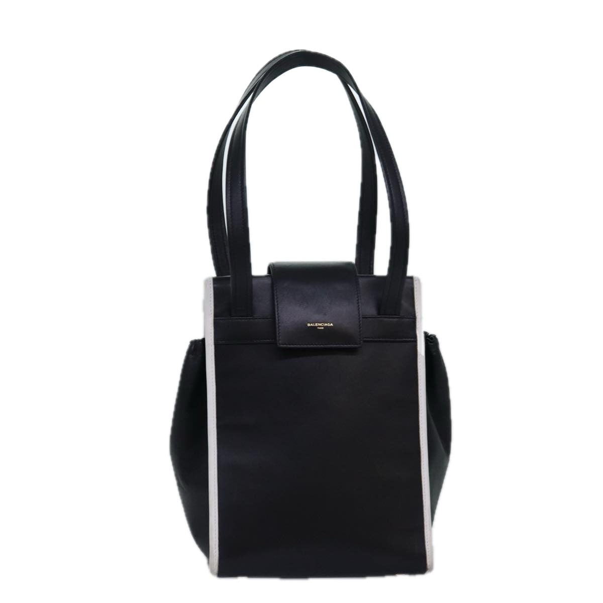 Balenciaga Shoulder Bag Leather Black — Designer Shoulder Bag