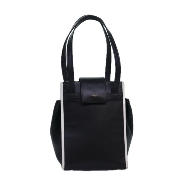 Balenciaga Shoulder Bag Leather Black — Designer Shoulder Bag