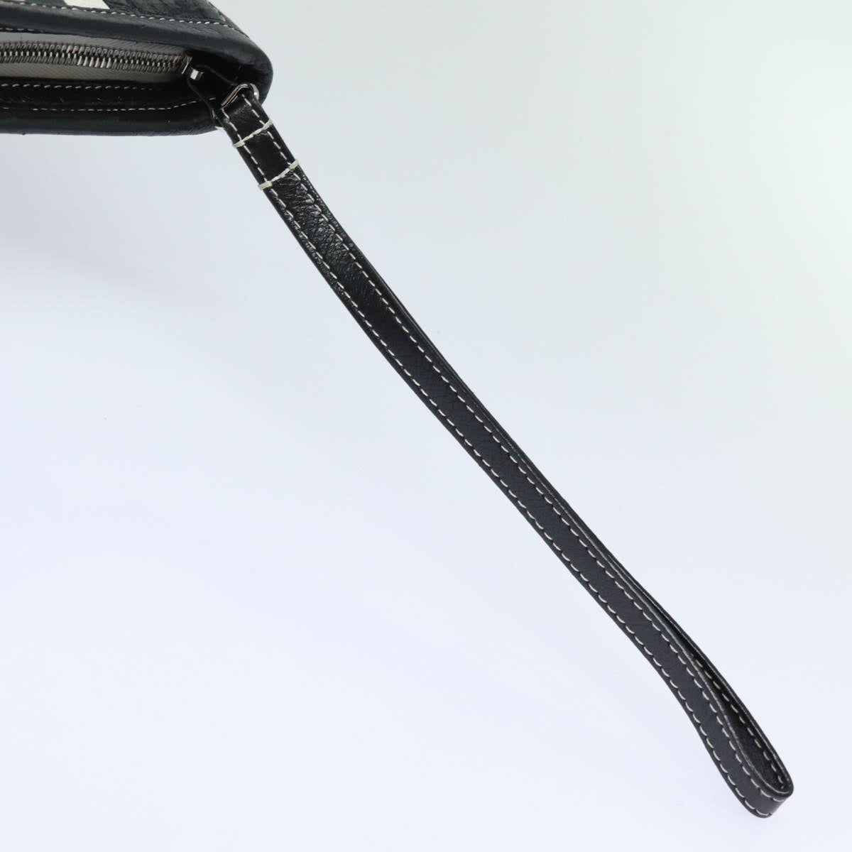 Balenciaga Clutch Bag Leather Black White — Designer Clutch Bag