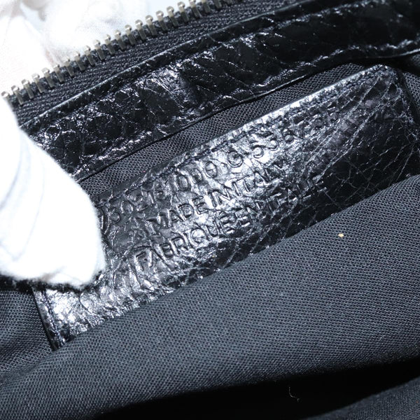 Balenciaga Clutch Bag Leather Black 273021 — Designer Clutch Bag