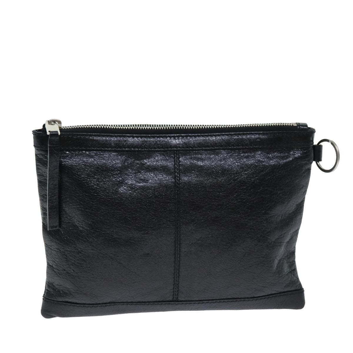 Balenciaga Clutch Bag Leather Black 273021 — Designer Clutch Bag