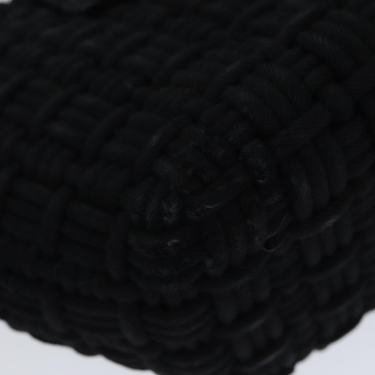 Balenciaga Bistro Hand Bag Canvas 2way Black 671342 | Woven Luxury Basket Bag