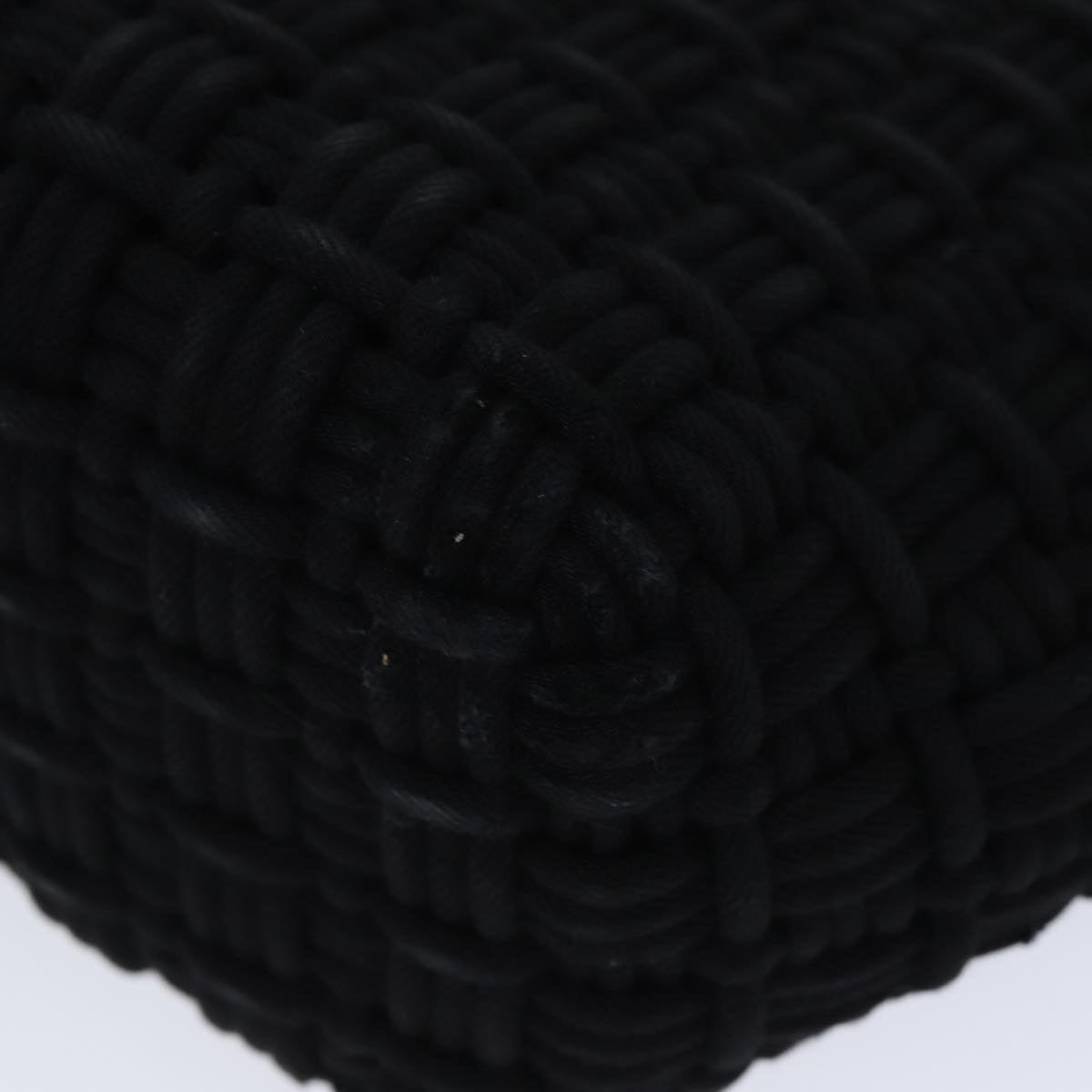 Balenciaga Bistro Hand Bag Canvas 2way Black 671342 | Woven Luxury Basket Bag