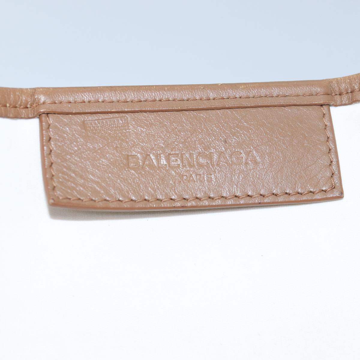 Balenciaga Navy kabas S Hand Bag Canvas Beige White 339933 | Designer Luxury Handbag